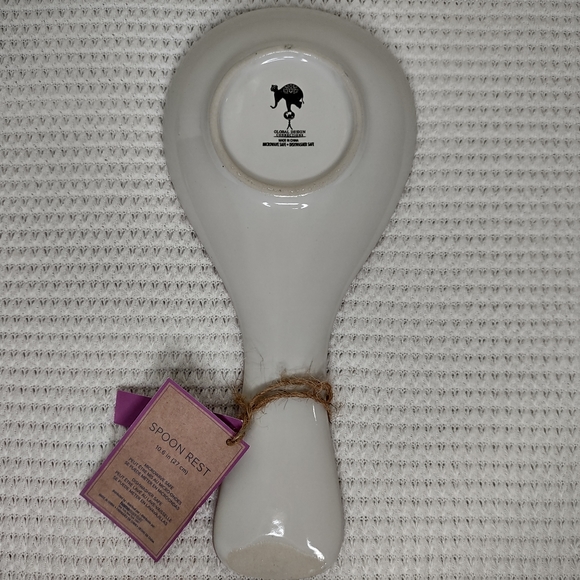 NWT Hydrangea Bliss Collection by Home Essentials Spoon Rest - Picture 4 of 9